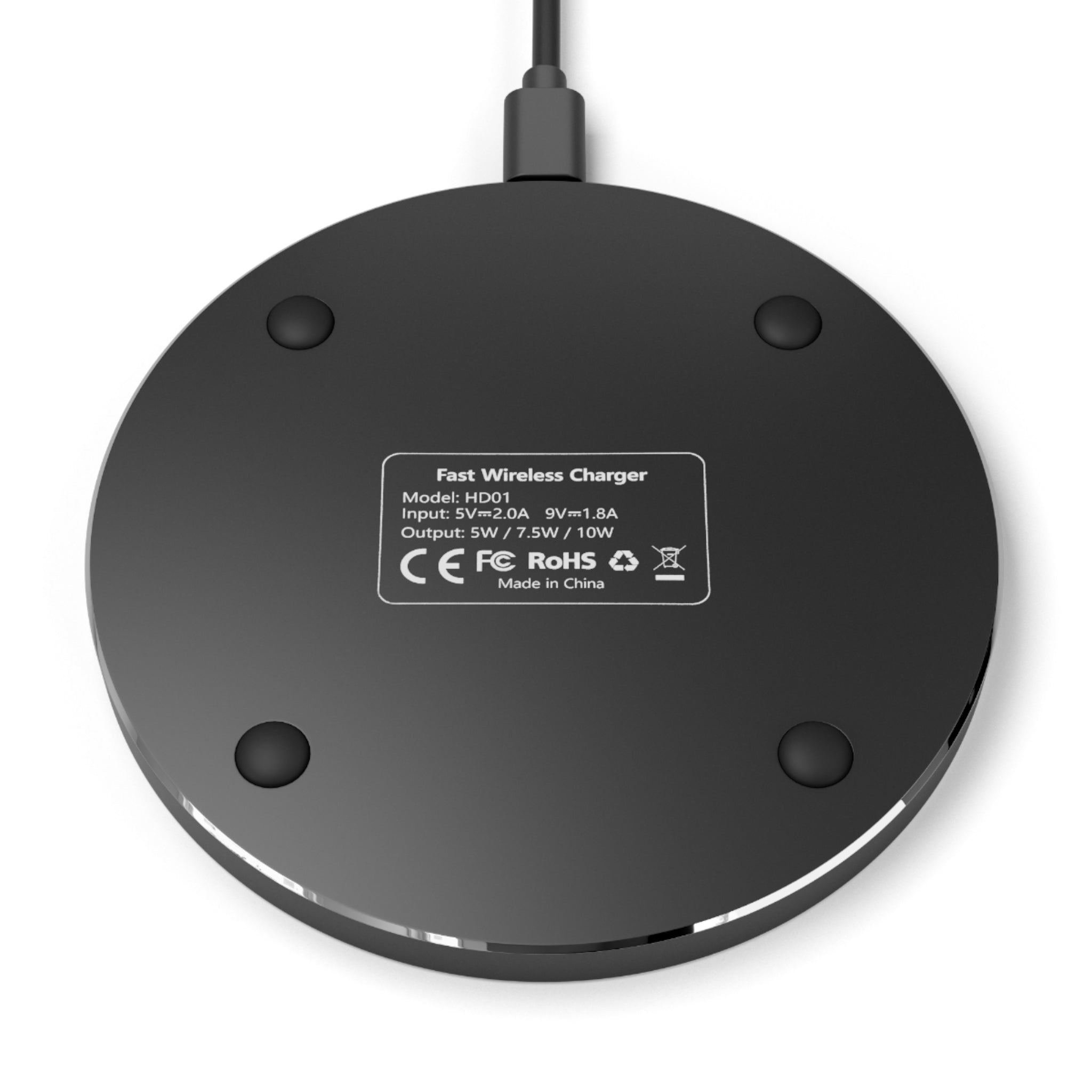 Blooming Black Wireless Charger