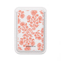 Blooming Red Vegan MagSafe Wallet