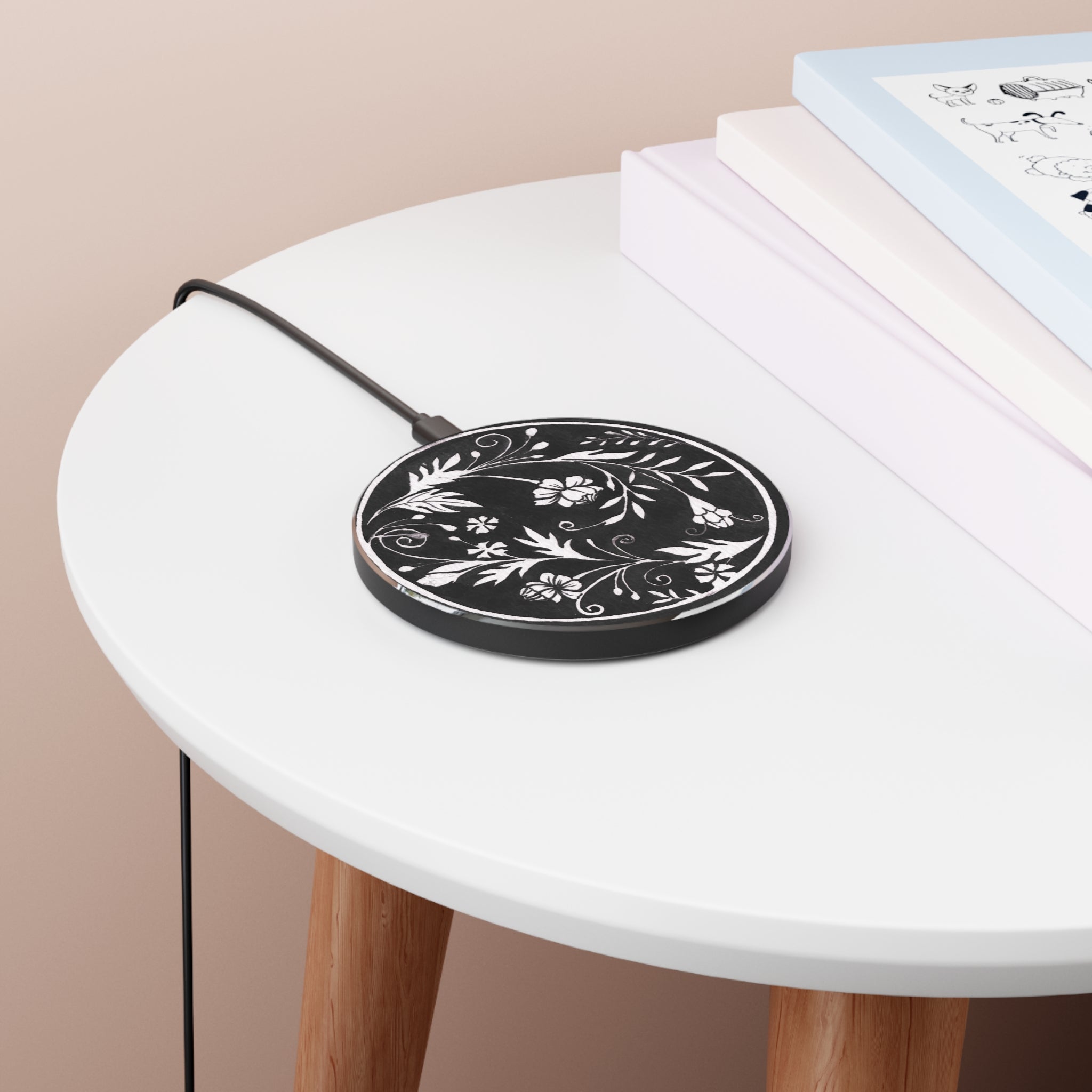 Blooming Black Wireless Charger