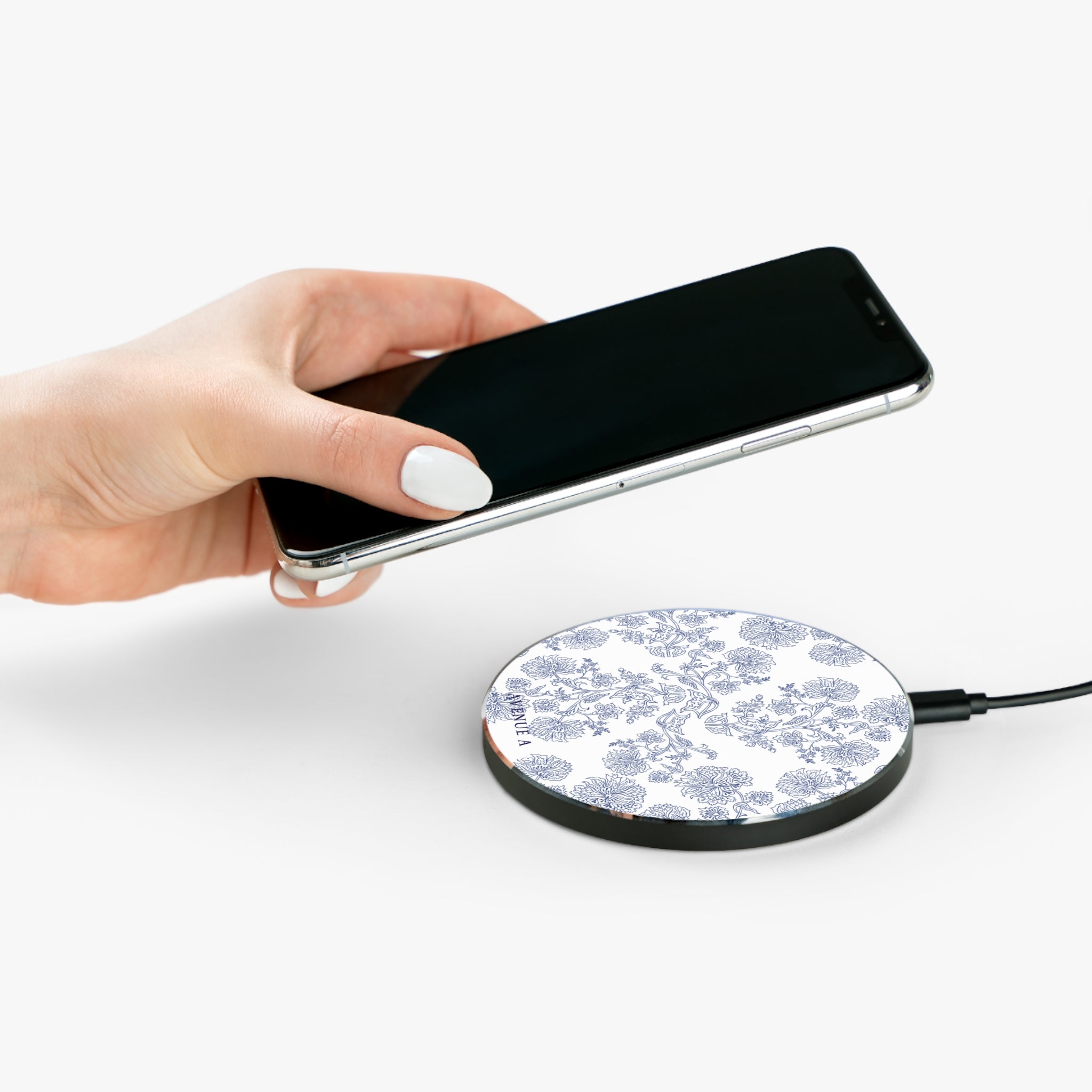 Blooming Blue Wireless Charger
