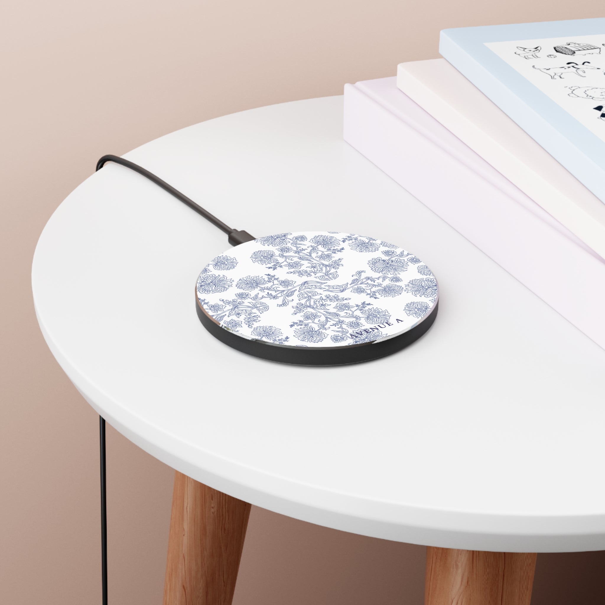 Blooming Blue Wireless Charger