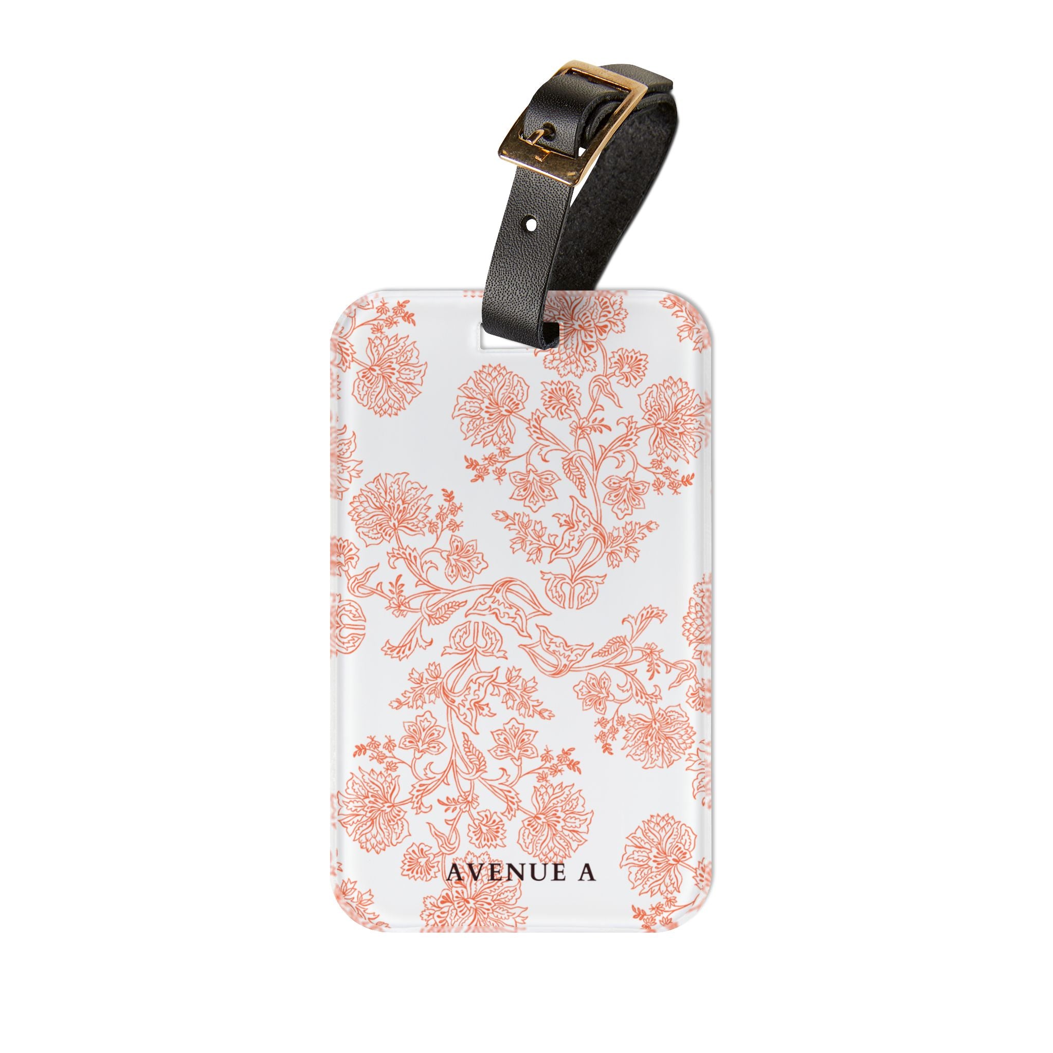 Blooming Red Luggage Tag