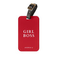 Red "Girl Boss" Luggage Tag