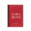 "Girl Boss" Red Passport Cover