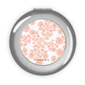 Blooming Red Compact Floral Pocket Mirror