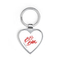 "Boss Babe" Heart Keychain